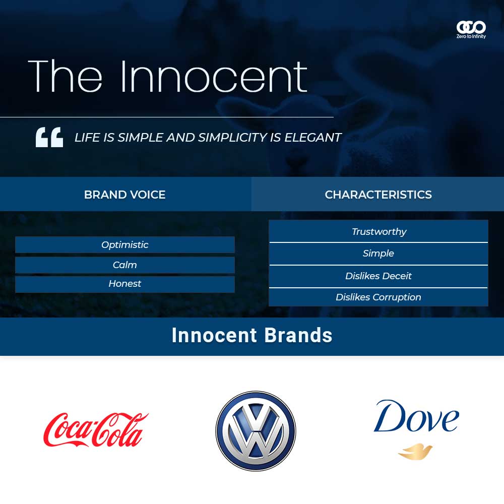 Innocent Brand Archetype examples