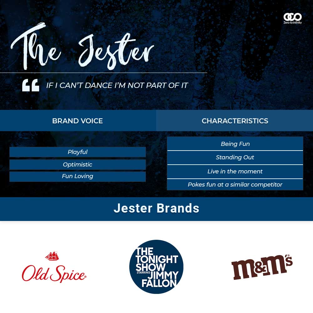 Jester Brand Archetype examples